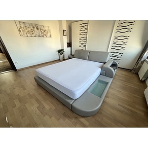 Protectie saltea jersey RestShield Coneltex, 90-100x200 cm, dreptunghiulara, culoare alba
