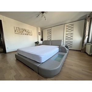 Protectie saltea frotir SleepProtect by Coneltex, 140-160x200 cm, dreptunghiulara, culoare alba