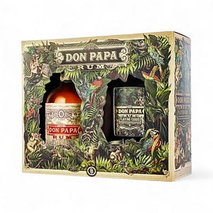 Rom Don Papa Single Island, 0.7L + carti de joc