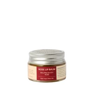 Balsam de buze cu Trandafir si unt de Shea Botanicus, 100 % natural, 15 g