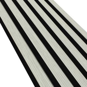 Riflaj Decorativ tip panou acustic, 40 cm, Stejar deschis