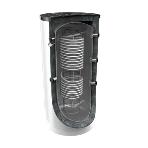 Boiler stativ igienic Tesy V 10 S 1000 99 HYG5.5 HE, cu o serpentina, 1000 litri, pentru producerea si depozitarea apei calde