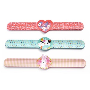 Bratara slap fete Djeco, 21 cm, +5 ani, multicolor