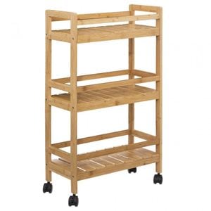 Raft Linha, lemn bambus,  45.3 x 22 x H 80 cm