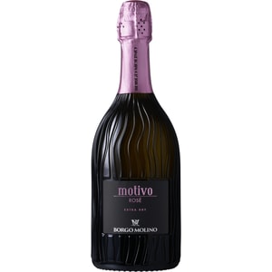 Vin Spumant rose Motivo Borgo Molino Extra Dry, 0.75L