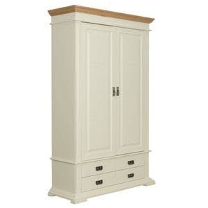 Dulap cu 2 usi si 4 sertare Cremona, 124.4 cm