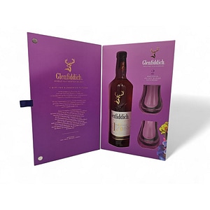 Whisky Glenfiddich Small Batch 15 Ani Special Reserve, 0.7L + 2 pahare