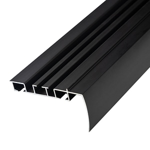 Set sina aluminiu SN DECO GROUP EVO-M, negru mat, 300 cm, prindere cu 6 console
