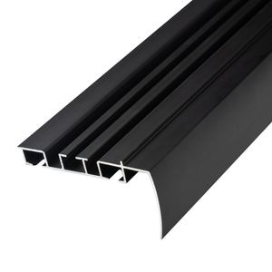Set sina aluminiu SN DECO GROUP EVO-M, negru mat, 350 cm, prindere cu 7 console