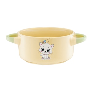 Bol copii AMBITION JUNIOR Sweetie, 12cm, 470ml, Pisicuta, ceramica