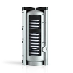 Boiler indirect cu o serpentina marita ( 2.56 m ) pentru pompe de caldura TESY EV 2x15 S 200 60, 200 litri