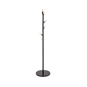 Cuier haine Vejen Black, metal, negru, 40 x 175 cm