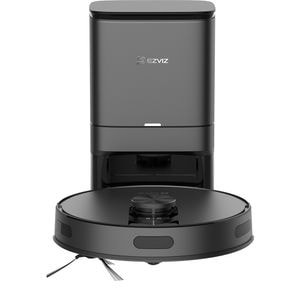 Aspirator robot EZVIZ RE4 Plus, 0.35l, 24.1V, autonomie max 240 min, Wi-Fi, functie mop, negru
