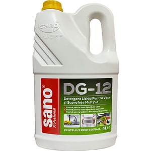 Detergent pentru vase si suprafete SANO Professional DG-12, 4 l