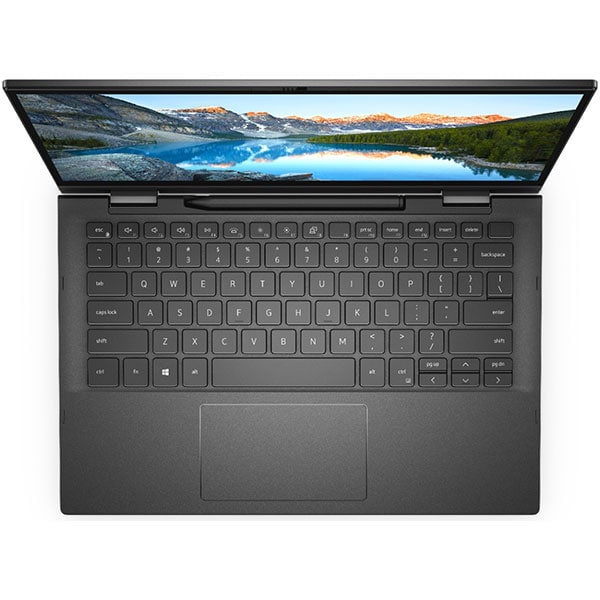Laptop 2 in 1 DELL Inspiron 7306, Intel Core i7-1165G7 pana la 4.7GHz, 13.3" Full HD Touch, 16GB, SSD 1TB, Intel Iris Xe Graphics, Windows 10 Home, negru