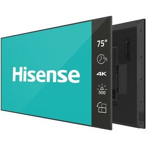 Display profesional HISENSE 75DM66D, 75", 4K UHD, 60Hz, Wi-Fi, Boxe, negru