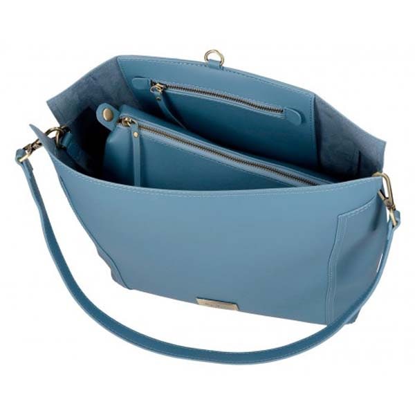 Geanta de umar PEPE JEANS LONDON Angelica 75776.65, albastru