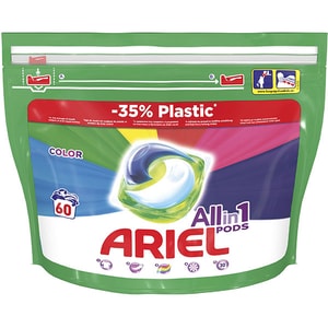 Detergent capsule ARIEL All in One PODS Color, 60 spalari