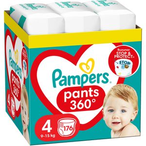 Scutece chilotel PAMPERS Pants XXL Box nr 4, Unisex, 9-15 kg, 176 buc