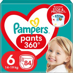 Scutece chilotel PAMPERS Pants Mega Box nr 6, Unisex, 14-19 kg, 84 buc