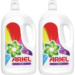 Detergent lichid ARIEL Color, 2 x 3.3 l, 120 spalari