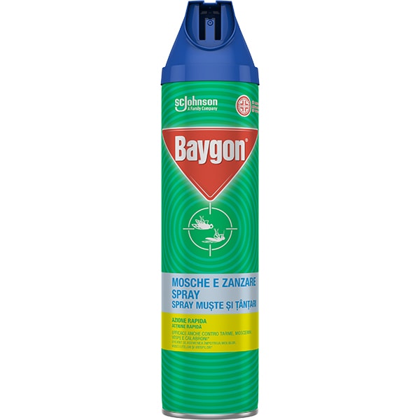 Spray anti-insecte zburatoare BAYGON, 400 ml 