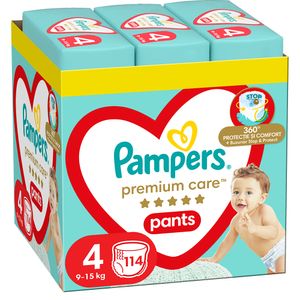 Scutece chilotel PAMPERS Premium Care Pants XXL Box nr 4, Unisex, 9-15 kg, 114 buc