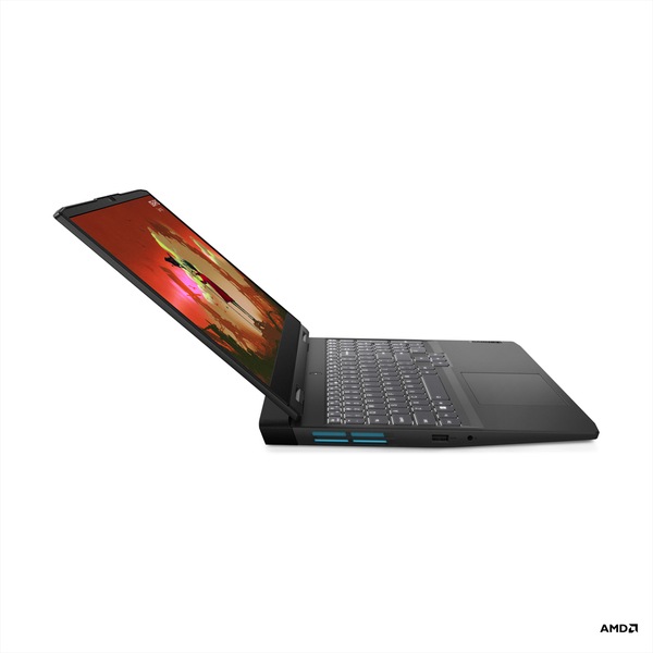 Laptop gaming LENOVO IdeaPad Gaming 3 15ARH7, AMD Ryzen 5 6600H pana la 4.5Ghz, 15.6" Full HD, 16GB, SSD 1TB, NVIDIA GeForce RTX 3050 4GB, Free DOS, gri
