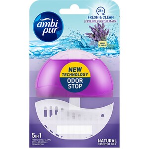 Odorizant toaleta AMBIPUR Fresh & Clean Lavender & Rosemary, 55 ml