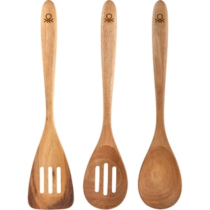 Set ustensile bucatarie BENETTON Safari, 3 piese, lemn