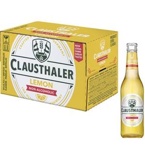Bere cu arome Clausthaler Lemon bax 0.33L x 24 sticle