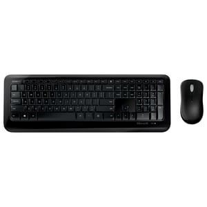 Kit tastatura si mouse Wireless MICROSOFT Comfort Desktop 850, USB, negru