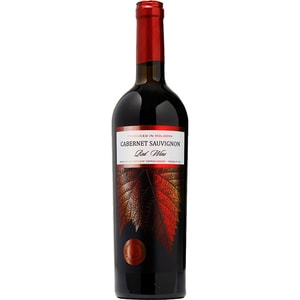 Vin rosu demisec Chateau Cojusna Leaf CS, 0.75L, bax 6 sticle