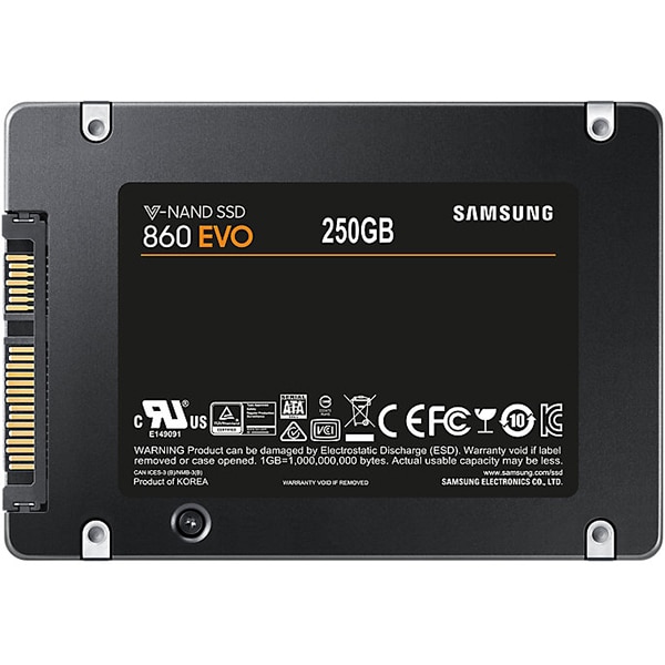 Solid-State Drive (SSD) SAMSUNG 860 EVO 250GB, SATA3, 2.5", MZ-76E250B/EU