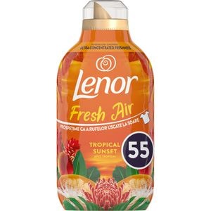 Balsam de rufe LENOR Fresh Air Effect Tropical Sunset, 770 ml, 55 spalari