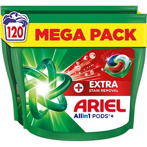 Detergent capsule ARIEL Allin1 PODS +Extra Stain Removal, 120 spalari