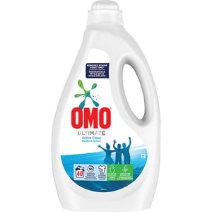 Detergent lichid OMO Ultimate Active Clean, 2l, 40 spalari