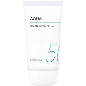Crema-gel de fata protectie solara MISSHA Block Aqua Sun, SPF 50, 50ml