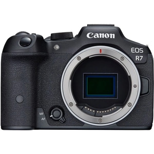 Aparat foto mirrorless CANON EOS R7, 32.5MP, 4K, Wi-Fi, negru, fara adaptor