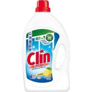 Solutie de curatat geamuri CLIN Lemon, 4.5 l
