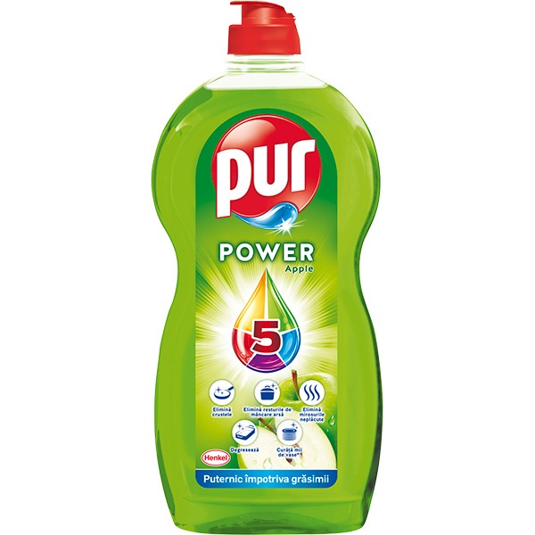 Detergent De Vase Pur Power Apple 1350 Ml