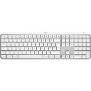 Tastatura Wireless pentru Mac LOGITECH MX KEYS S, USB, Bluetooth, Layout US, alb