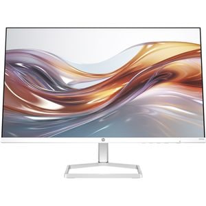 Monitor LED IPS HP 524sa, 23.8", Full HD, 100Hz, Boxe, argintiu-alb