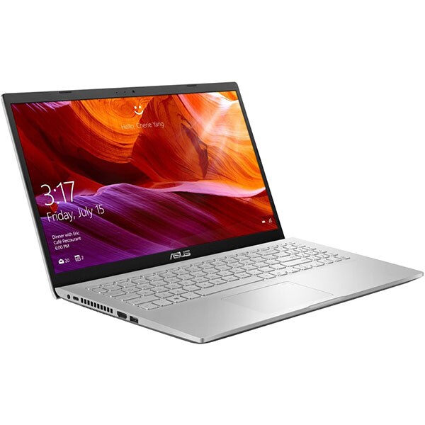 Laptop ASUS A509JA-EJ078T, Intel Core i5-1035G1 pana la 3.6GHz, 15.6" Full HD, 8GB, SSD 256GB, Intel UHD Graphics, Windows 10 Home, argintiu