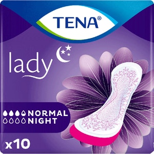 Absorbante incontinenta TENA Lady Normal Night, 10 buc
