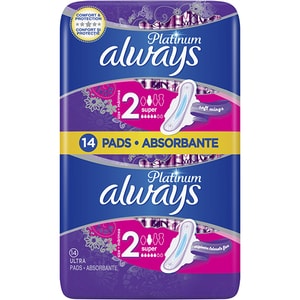 Absorbante ALWAYS Duo Platinum Ultra Super plus Size 2, 14buc