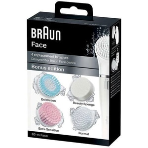 Rezerva perie faciala BRAUN Face SE80-M, 4 bucati