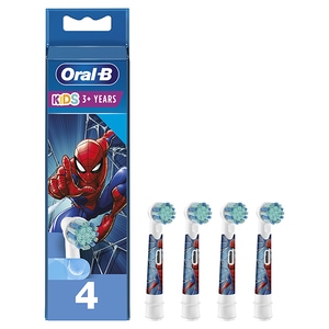 Rezerve periuta de dinti electrica pentru copii ORAL-B Spiderman, 4buc