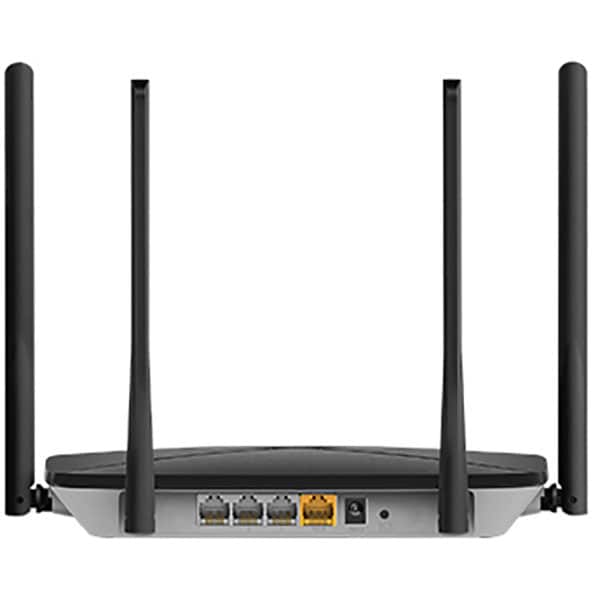Stare Sure Show Router Wireless Gigabit MERCUSYS AC12G AC1200, Dual-Band 300 + 867 Mbps,  WAN, LAN, negru