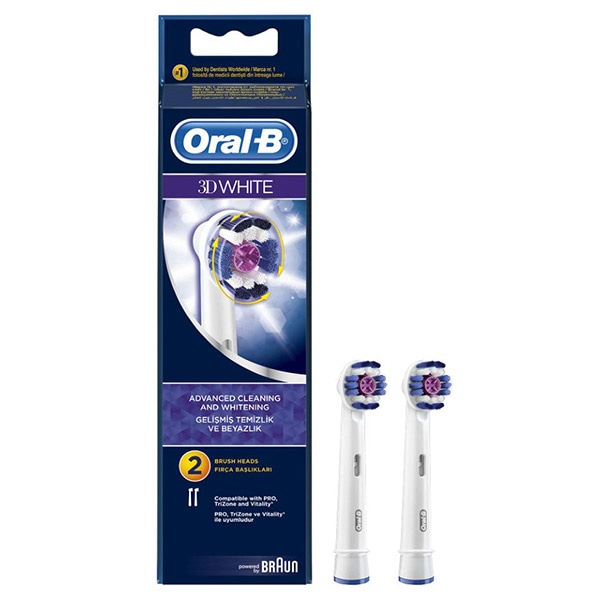 Rezerve periuta de dinti electrica ORAL-B 3D White EB18, 2buc